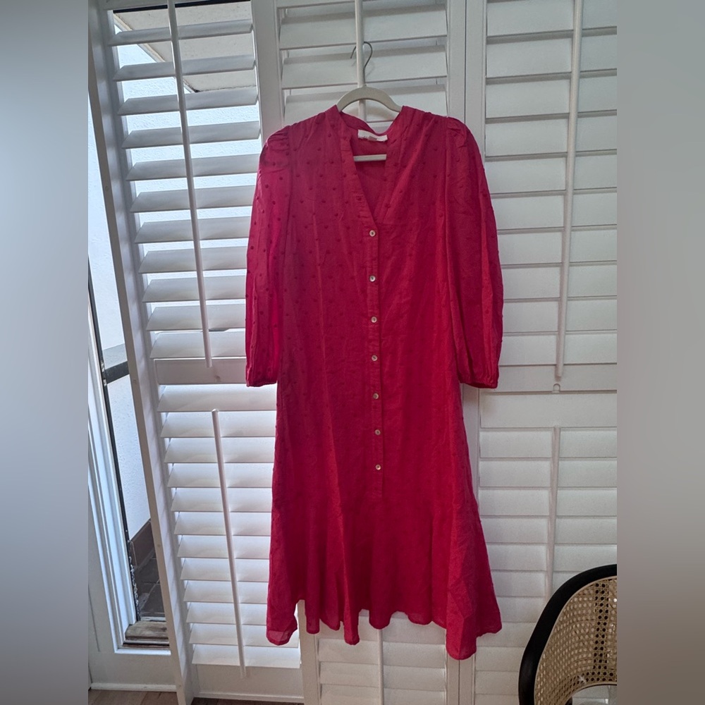 Pomander Place Red Long Sleeve Dress